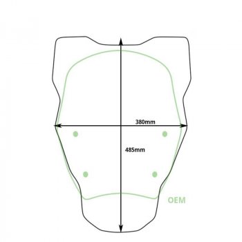L-Bildschirm ohne Radar BMW R1300GS (ab 2023)
