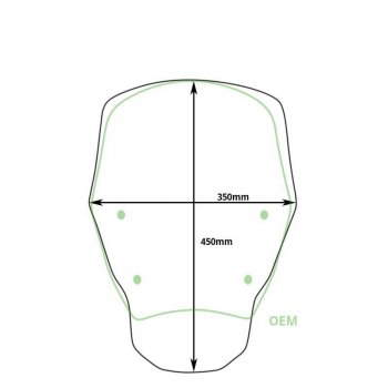 M-Bildschirm ohne Radar BMW R1300GS (ab 2023)