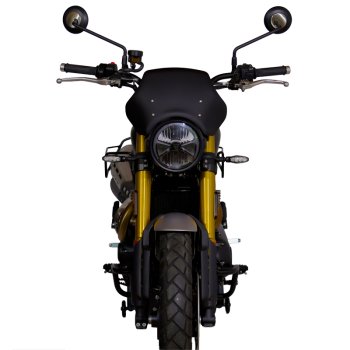 Schwarzer Windschutz Triumph Street Scrambler 900 (ab 2026)