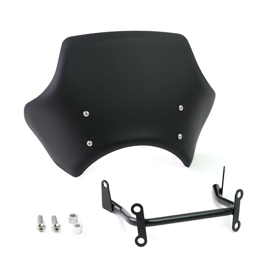 Schwarzer Windschutz Triumph Street Scrambler 900 (ab 2026)