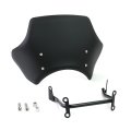 Schwarzer Windschutz Triumph Street Scrambler 900 (ab 2026)