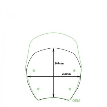 S-Bildschirm mit Radar BMW R1300GS (ab 2023)