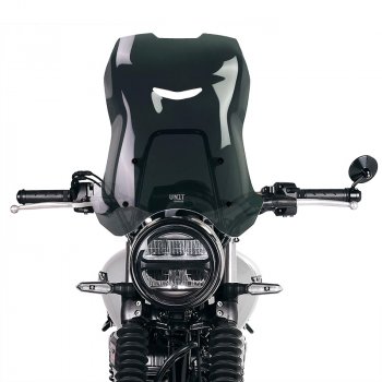 XL-Windschutzscheibe mit GPS-Halterung Honda GB350S