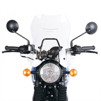 XL-Windschutzscheibe mit GPS-Halterung Royal Enfield Hunter 350