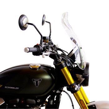 XL-Windschutzscheibe mit GPS-Halterung Triumph Street Scrambler 900 (ab 2026)