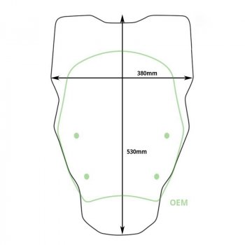 XL-Bildschirm ohne Radar BMW R1300GS (ab 2023)