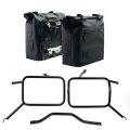Zwei Khali-Seitentaschen aus TPU 35L - 45L + Paar Aluminiumplatten + Atlas-Taschenrahmen aus Aluminium Triumph Street Scrambler 900 (ab 2026)