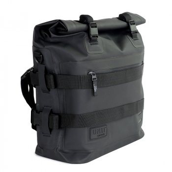 Zwei Khali-Seitentaschen aus TPU 35L - 45L + Paar Aluminiumplatten + Moto Guzzi Stelvio Aluminium-Taschenrahmen