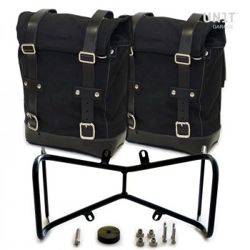 Zwei Seitentaschen Canvas + Double NineT symmetrischer Rahmen