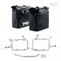 Zwei Khali-Seitentaschen aus TPU 35L - 45L + Paar Aluminiumplatten mit Rahmen R1200GS LC - R1250GS & ADV