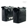 Zwei Khali-Seitentaschen aus TPU 35L - 45L + Paar Aluminiumplatten