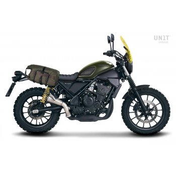 Honda CL Mattschwarze Tankseitenverkleidungen