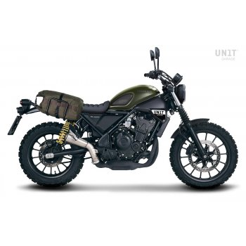 Honda CL Mattschwarze Tankseitenverkleidungen