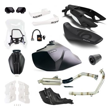 Kit mit Edelstahlschalldämpfer Royal Enfield Himalayan 450 (ab 2024)