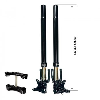 Ohlins BMW R18 Gabelkit + Einheit Garagenplatten mit Radialfüßen