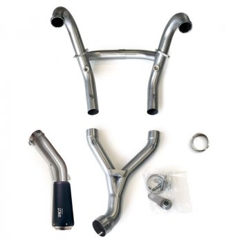 Komplettes Auspuff-Kit HP2 & Megamoto Titanium