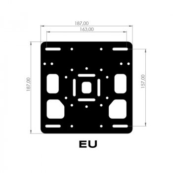 Royal Enfield Bear 650 Hoher Kennzeichenhaltersatz