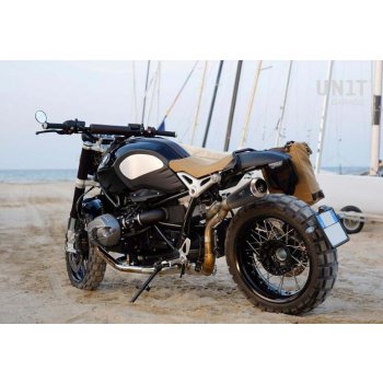 Hohe Auspuffanlage aus Titan