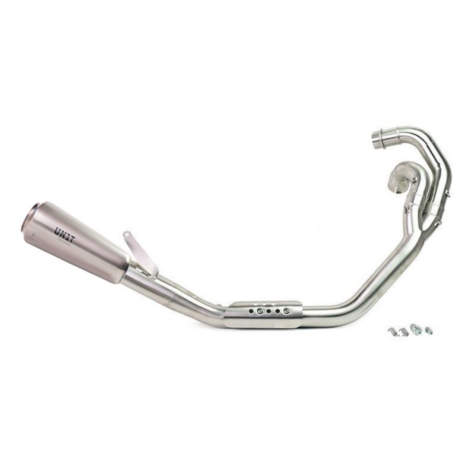 Niedriger Auspuff im GP-Stil Triumph 1200XC & XE