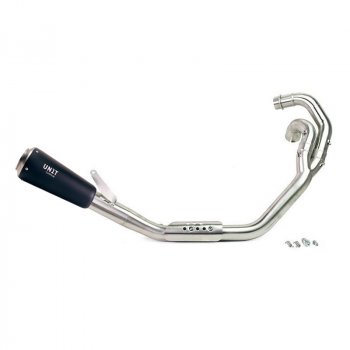 Niedriger Auspuff im GP-Stil Triumph 1200XC & XE