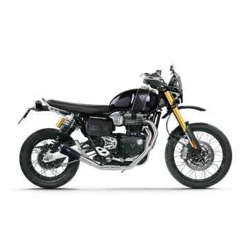 Niedriger Auspuff im GP-Stil Triumph 1200XC & XE