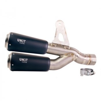 BMW R1300GS ADV Doppelauspuff im GP-Stil aus Titan