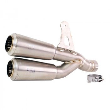 BMW R1300GS ADV Doppelauspuff im GP-Stil aus Titan