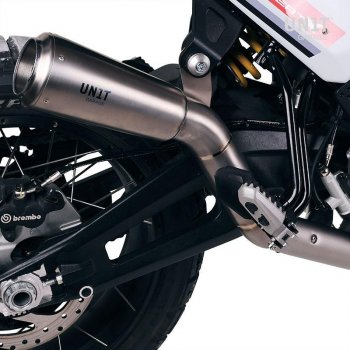 Ducati DesertX Rennschalldämpfer aus Titan