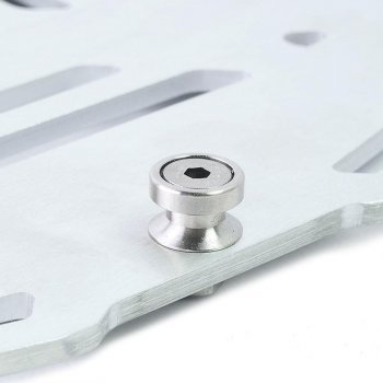 Atlas Silver Topcase-Platte für Original-Gepäckträger der BMW R1300GS