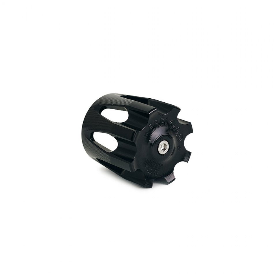 Schwarzer Knopf Vorspannung Stoßdämpfer original BMW R12 NineT - R12 - R12 G/S