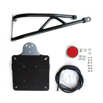 niedriger Kennzeichenhalter