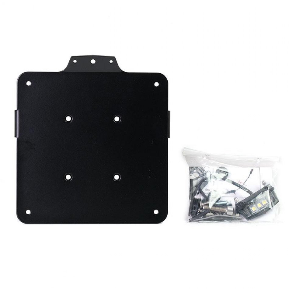 Niedriger Kennzeichenhalter