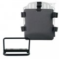 Aluminium-Taschenhalter mit verstellbarer Hypalon-Front und Schnellspanner + Royal Enfield Bear 650-Rahmen