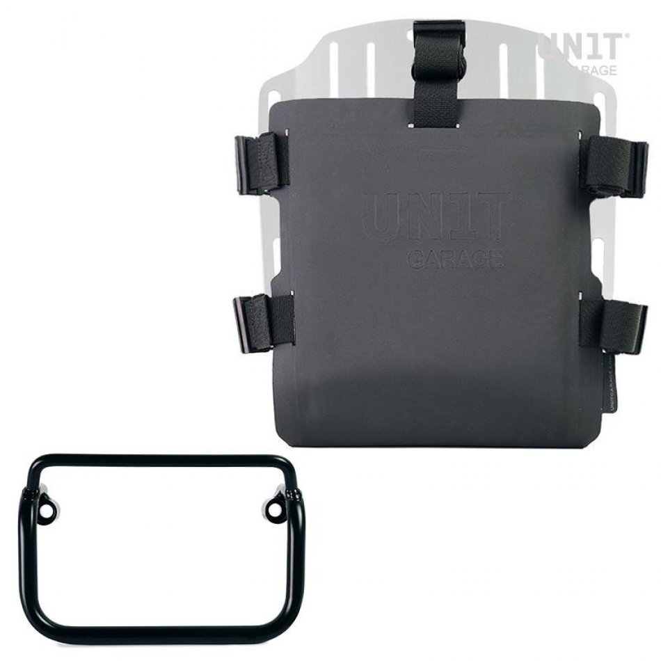 Aluminium-Taschenhalter mit verstellbarer Hypalon-Front und Schnellkupplung + Rahmen