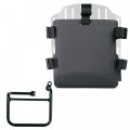 Aluminium-Taschenhalter mit verstellbarer Hypalon-Front und Schnellkupplung + BMW CE 02 Rechter Rahmen