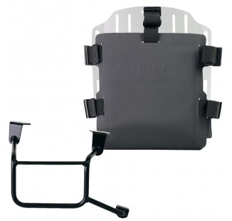 Aluminium-Taschenhalter mit verstellbarer Hypalon-Front und Schnellkupplung + Honda CRF1100L Africa Twin & Adventure Sports (ab 2024) Rahmen Rechts