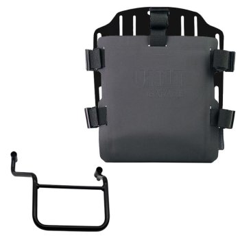 Aluminium-Taschenhalter mit verstellbarer Hypalon-Front und Schnellkupplung + Honda Transalp 750 (ab 2023) Rechter Rahmen