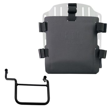 Aluminium-Taschenhalter mit verstellbarer Hypalon-Front und Schnellkupplung + Honda Transalp 750 (ab 2023) Rechter Rahmen