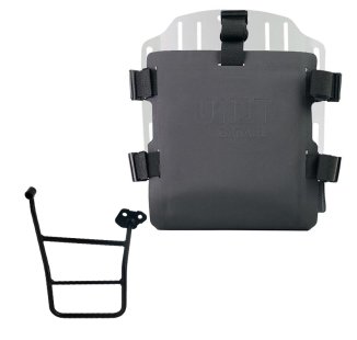 Aluminium-Taschenhalter mit verstellbarer Hypalon-Front und Schnellkupplung + KTM 1290/1390 Super Adventure S-R rechter Rahmen