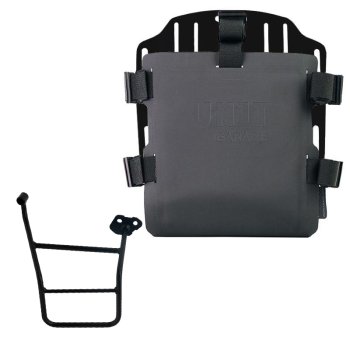 Aluminium-Taschenhalter mit verstellbarer Hypalon-Front und Schnellkupplung + KTM 1290/1390 Super Adventure S-R rechter Rahmen