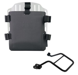 Aluminium-Taschenhalter mit verstellbarer Hypalon-Front und Schnellkupplung + KTM 1290/1390 Super Adventure S-R Linker Rahmen