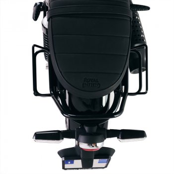 Aluminium-Taschenhalter mit verstellbarer Hypalon-Front und Schnellspanner + Royal Enfield Bear 650-Rahmen