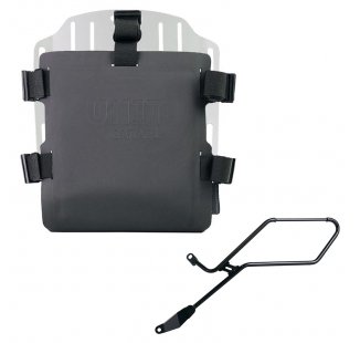 Aluminium-Taschenhalter mit verstellbarer Hypalon-Front und Schnellkupplung + Triumph Bonneville Bobber Linker Rahmen