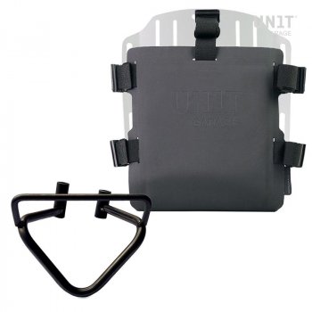 Aluminium-Taschenhalter mit verstellbarer Hypalon-Front und Schnellkupplung + Rahmen