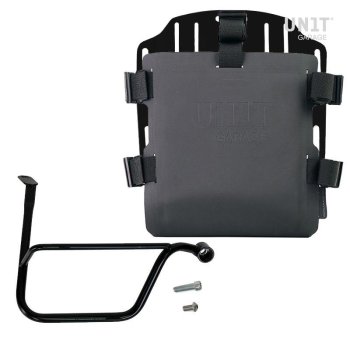 Aluminium-Taschenhalter mit verstellbarer Hypalon-Front und Schnellkupplung + Rahmen