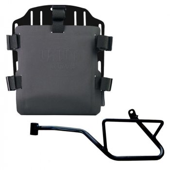 Aluminium-Taschenhalter mit verstellbarer Hypalon-Front und Schnellkupplung + Rahmen