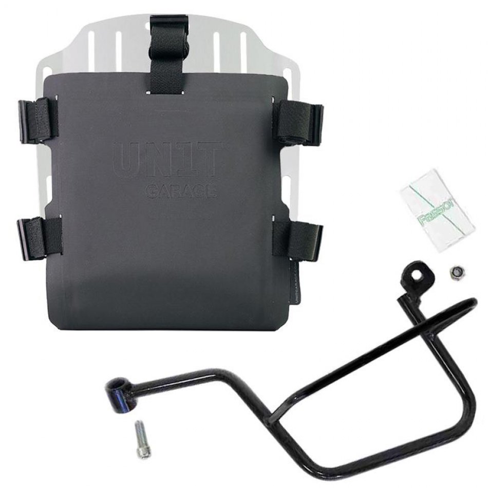 Aluminium-Taschenhalter mit verstellbarer Hypalon-Front und Schnellkupplung + Rahmen