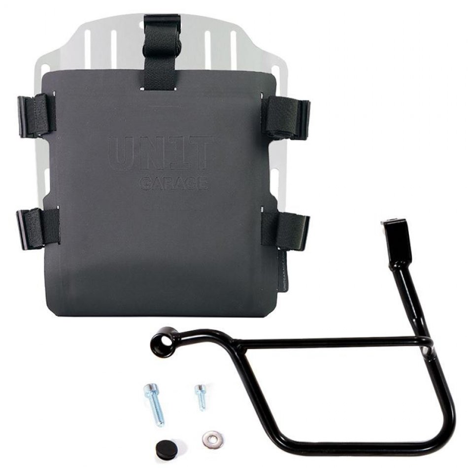 Aluminium-Taschenhalter mit verstellbarer Hypalon-Front und Schnellkupplung + Rahmen