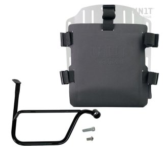 Aluminium-Taschenhalter mit verstellbarer Hypalon-Front und Schnellkupplung + Rahmen