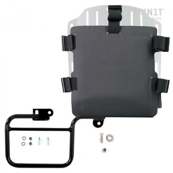 Aluminium-Taschenhalter mit verstellbarer Hypalon-Front und Schnellkupplung + Rahmen